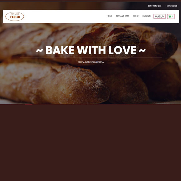 Website Penjualan Roti (Ferisa Roti Jogja)